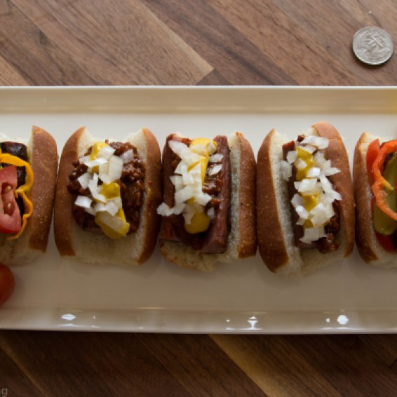 Miniature Coney and Chicago-Style Hotdogs